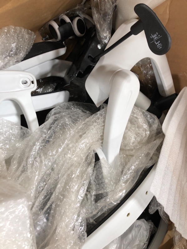 Photo 1 of ***Missing hardware***

TRALT Office Chair Ergonomic Desk Chair, 330 LBS Home Mesh Office Desk Chairs with Wheels, Comfortable Gaming Chair, High Back Office Chair for Long Hours (Black & White)