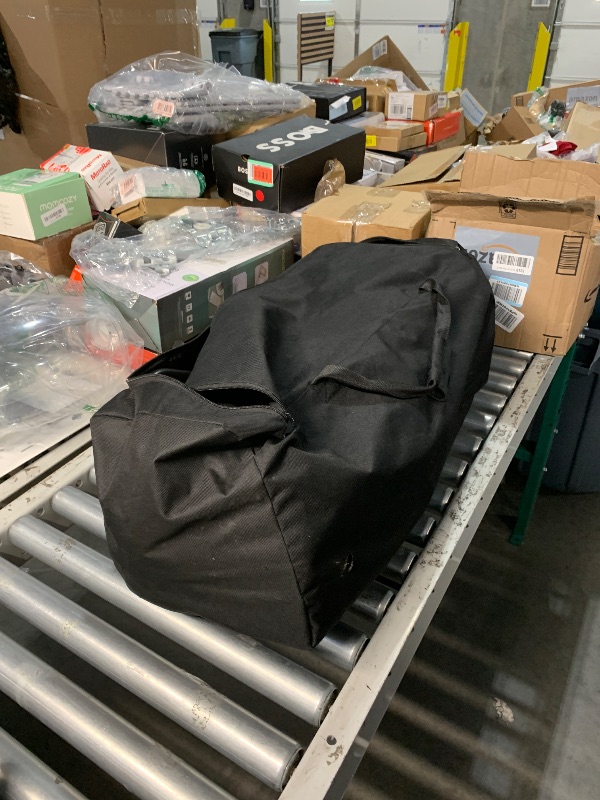 Photo 1 of (PARTS) (NOT A COMPLETE SET) (SEAT DAMAGED) Medwarm Ultralight Transport Wheelchair for Adults & Kids, Weights only 22lbs, Folding Travel Wheelchair with Handbrakes, Detachable Footrests, Swing Away Armrests and 12" Rear Wheels, Black