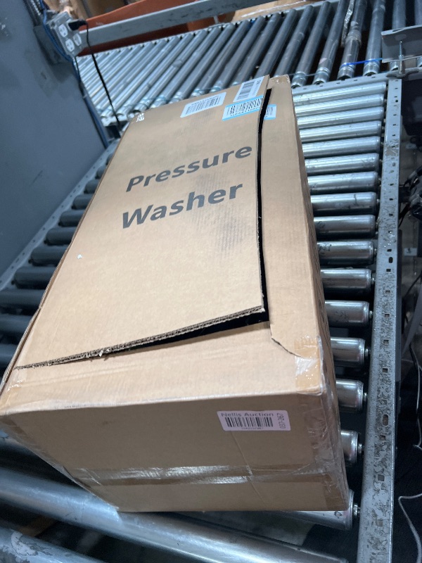 Photo 1 of ***MISSING FOAM CANNON***

Electric Pressure Washer - 4800PSImax 3.2GPM Power Washer Electric Powered with 25 FT Hose Reel 4 Interchangeable Nozzle & Foam Cannon, for Cars, Patios, and Floor Cleaning, Light Yellow
