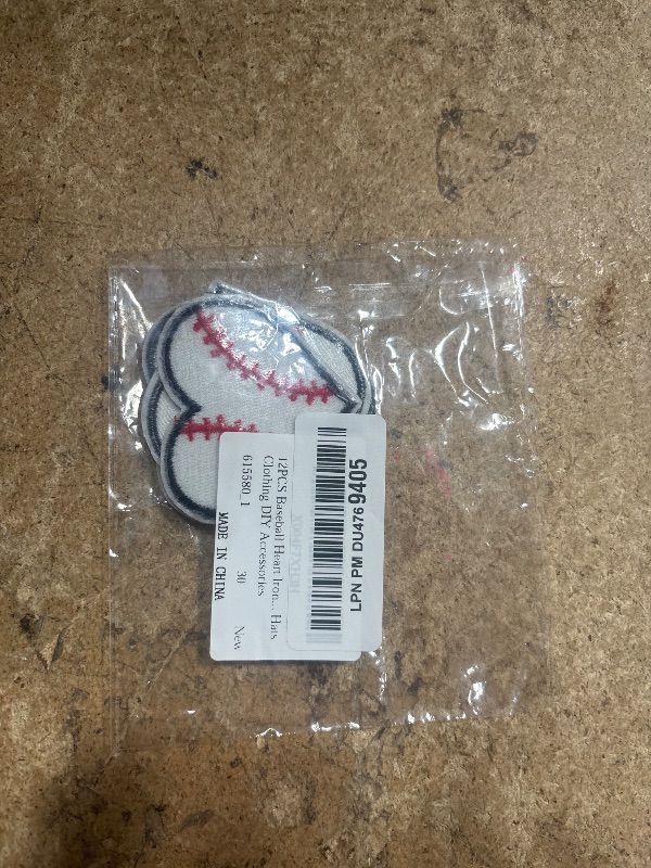Photo 1 of 12PCS Baseball Heart Iron on Patches, Softball Heart Patches Sports Iron on Patches Baseball Embroidered Patches Decorative Repair Patches Appliques for Jeans Jackets Hats Clothing DIY Accessories