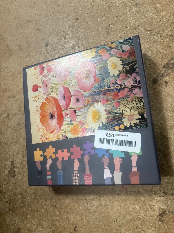 Photo 1 of 1000 Piece Puzzle for Adults - Flowers Puzzles for Adult 1000 Pieces Plants Jigsaw Puzzles 1000 Pieces for Adults Colorful Flower Puzzle for Adult Game, 27.5 * 19.7 inch
