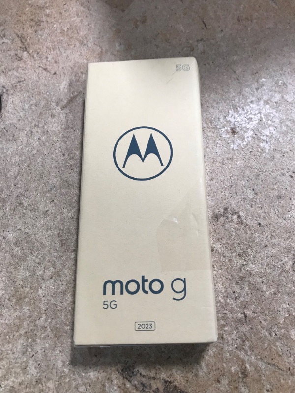 Photo 1 of ***SEE NOTES*** Motorola Moto G 5G | 2023 | Unlocked | Made for US 4/128GB | Bluetooth | 48 MPCamera | Harbor Gray, 163.94x74.98x8.39
