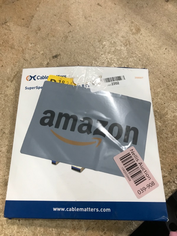 Photo 1 of Cable Matters 5Gbps Long USB 3.0 Cable - 10ft, USB A to B Cable, USB3 Cord with Type-B 3.0 Connector for Hard Drive Enclosure/Built-in Hub and More, Black