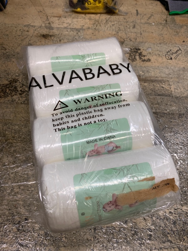 Photo 1 of ALVABABY Diaper Liner for Baby Cloth Diapers Natural Soft Disposable Diaper Liners 11.8x7.1 Inch Fragrance Free Chlorine Free 400 Sheets