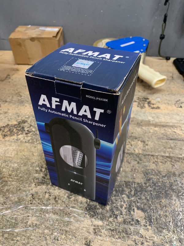 Photo 1 of AFMAT Electric Pencil Sharpener for Colored Pencils 7-11.5mm, Robot Pencil Sharpener, Fully Automatic Rechargeable Hands-Free Pencil Sharpeners for Large Pencils, Home, Classroom, Battery Operated