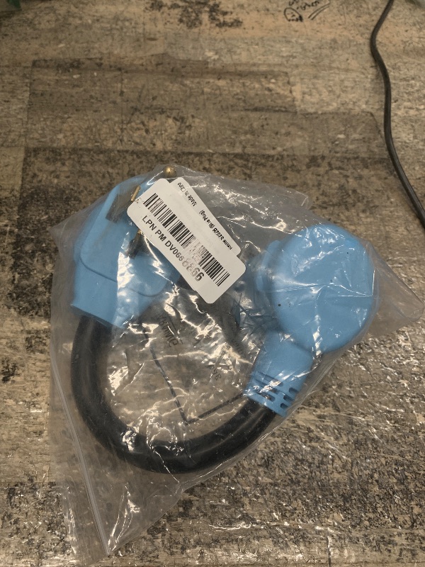 Photo 1 of Eversimpleinc 3 to 4 Prong Dryer Adapter, Connects Old to New Dryer Receptacle, 30A 125/250V, Blue Plug
