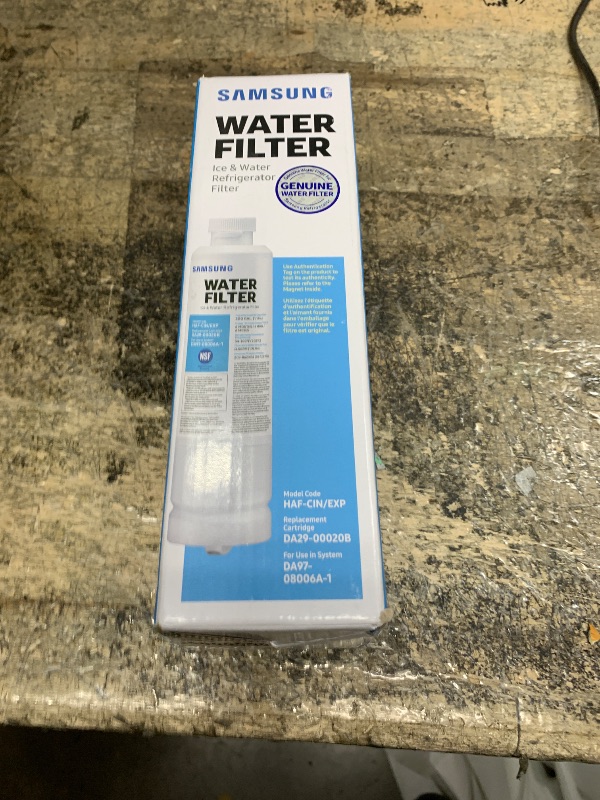 Photo 1 of (Used) Genuine Filter for Refrigerator Water and Ice, Carbon Block Filtration for Clean