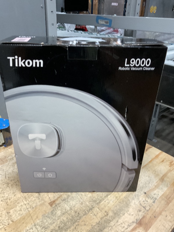 Photo 1 of Tikom Robot Vacuum and Mop with LiDAR Navigation L9000, 4000Pa Robotic Vacuum Cleaner, 150Min Max, Smart Mapping, Good for Pet Hair, Carpet, Hard Floor