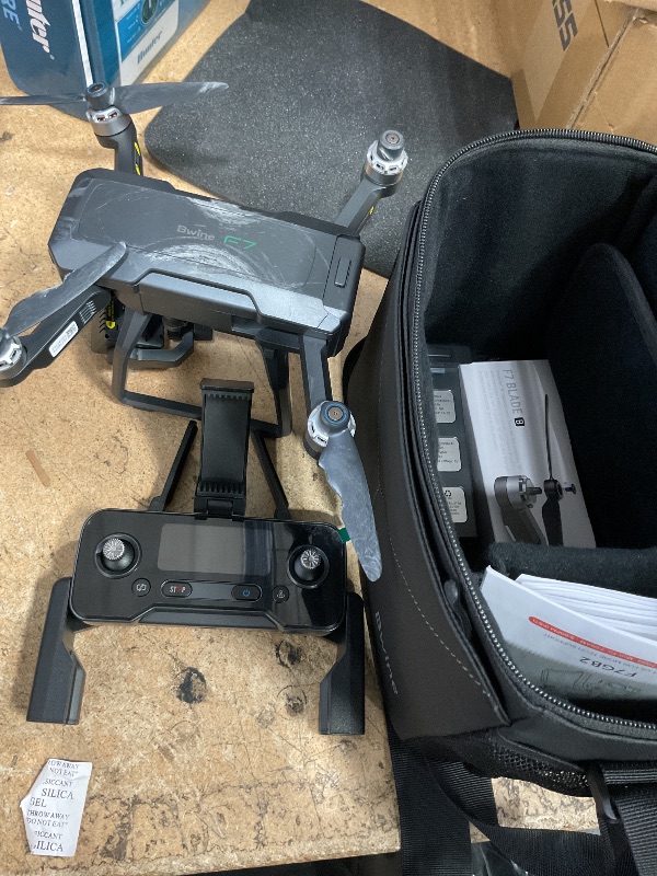 Photo 1 of **PARTS ONLY** Bwine F7GB2 Drone with 4K Camera for Adults, 3-Axis Gimbal, 9800FT Transmission Range, FAA compliance, 50Mins Flight Time with 2 Batteries, GPS Auto Return+Follow Me+Beginner Mode