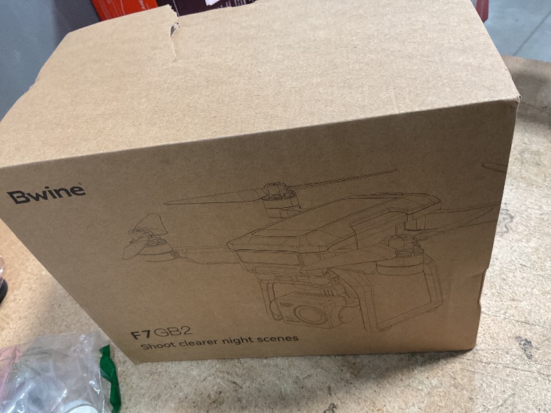 Photo 1 of *** PARTS ONLY *** Bwine F7GB2 Drone with 4K Camera for Adults, 3-Axis Gimbal, 9800FT Transmission Range, FAA compliance, 50Mins Flight Time with 2 Batteries, GPS Auto Return+Follow Me+Beginner Mode