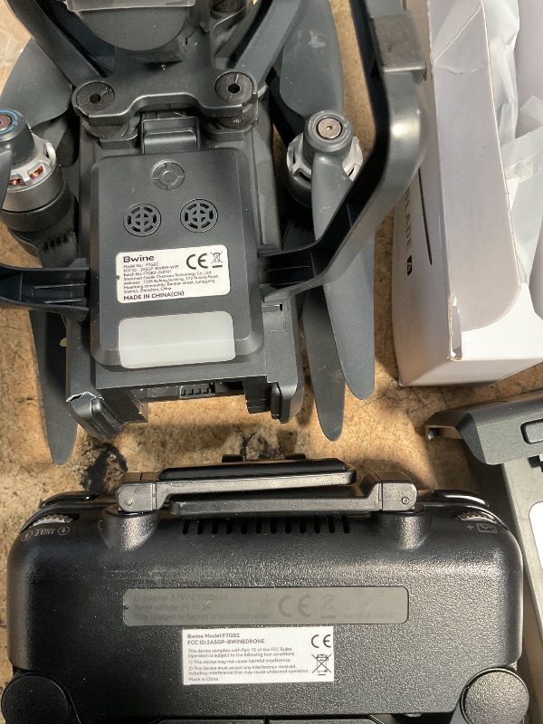 Photo 1 of *** PARTS ONLY *** Bwine F7GB2 Drone with 4K Camera for Adults, 3-Axis Gimbal, 9800FT Transmission Range, FAA compliance, 50Mins Flight Time with 2 Batteries, GPS Auto Return+Follow Me+Beginner Mode