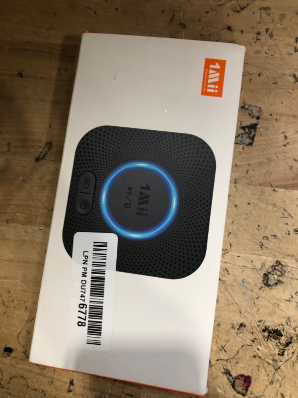 Photo 1 of [Upgraded] 1Mii B06 Plus Bluetooth Receiver, HiFi Wireless Audio Adapter, Bluetooth 5.3 Receiver with 3D Surround aptX HD aptX Adaptive for Home Music Streaming Stereo System
