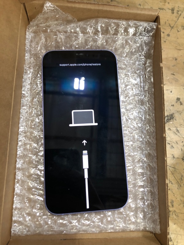 Photo 1 of ***SEE NOTES*** 
Apple iPhone 12, 128GB, Purple - Unlocked (Renewed)