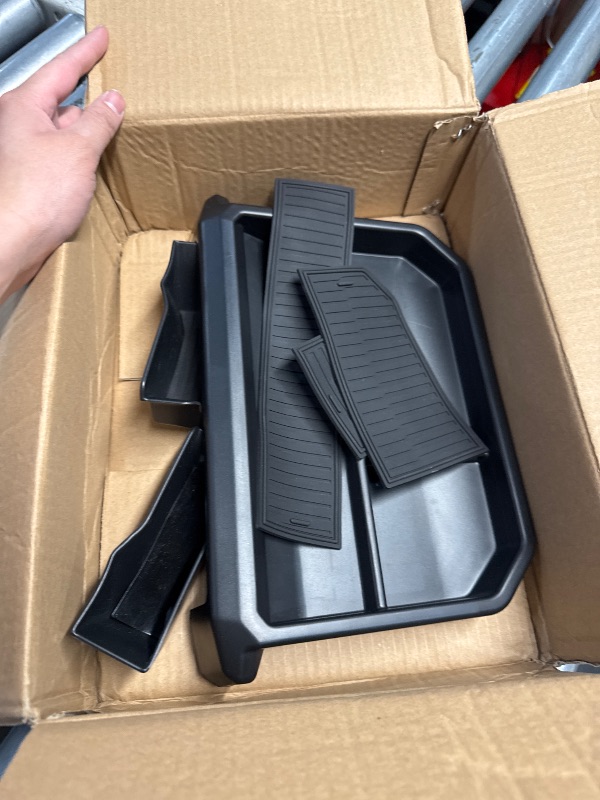 Photo 1 of ***Missing parts ***
Muslogy Center Console Organizer Compatible with 2024 2025 Toyota Tacoma 4th Gen Accessories Interior Storage Box Insert Tray Phone Pocket(Dash Tray for 8-inch Screen+Door Inserts+Side Hanging Box)