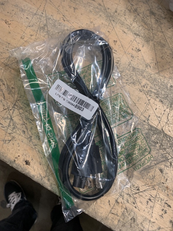 Photo 1 of 3 Prong AC Laptop Power Cord 5Ft Universal Power Cable | 125V | for Dell HP LG Lenovo Asus Acer Toshiba Sony Laptops/Notebooks, Monitors, Printers, Scanners NEMA 5-15P to C5 Power Cable