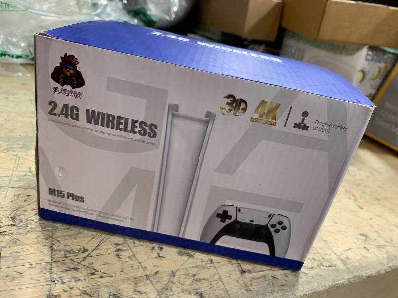 Photo 1 of Retro Game Stick Pro, Wireless Retro Game Console with 4K HDMI, Built-in 23 Emulators, 20000+ Games, Plug and Play TV Video Game Console, 2.4GHz Dual Wireless Controllers, Game Emulator Console (64GB)