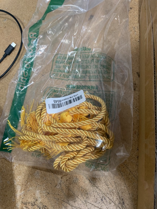 Photo 1 of GRADFTY Double Gold Graduation Honor Cords for Graduation 2025, National Honors Society Gold Cords