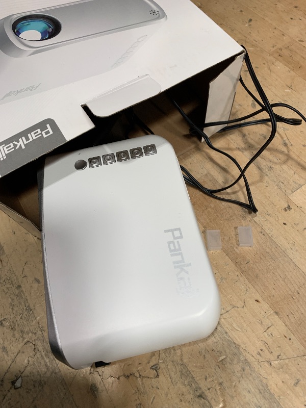 Photo 1 of ***9MISSING REMOTE)***Pankaji Mini Projector With WiFi, Portable Projector for iPhone, Movie Projector HD 1080P Support, Small Gift Video Projector for Outdoors & Indoors, Compatible with IOS/Android Phone/Laptop/TV Stick