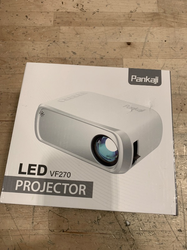 Photo 1 of ***9MISSING REMOTE)***Pankaji Mini Projector With WiFi, Portable Projector for iPhone, Movie Projector HD 1080P Support, Small Gift Video Projector for Outdoors & Indoors, Compatible with IOS/Android Phone/Laptop/TV Stick
