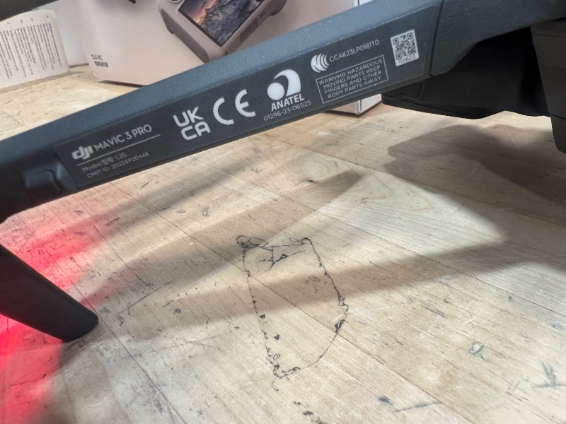 Photo 1 of *UNABLE TO FULLY TEST/BUT POWERS ON //NEEDS WI-FI//SOMEONE HAS LOGGED IN** DJI Mavic 3 Pro with DJI RC, Flagship Triple-Camera Drone with 4/3 CMOS Hasselblad camera, 43-Min Flight Time, 15km HD Video Transmission, FAA Remote ID Compliant, 4K Camera Drone 