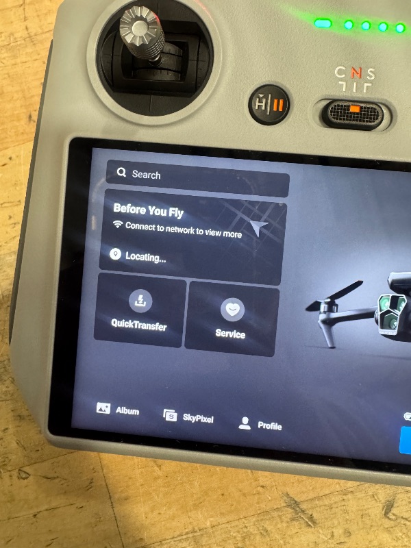 Photo 1 of *UNABLE TO FULLY TEST/BUT POWERS ON //NEEDS WI-FI//SOMEONE HAS LOGGED IN** DJI Mavic 3 Pro with DJI RC, Flagship Triple-Camera Drone with 4/3 CMOS Hasselblad camera, 43-Min Flight Time, 15km HD Video Transmission, FAA Remote ID Compliant, 4K Camera Drone 