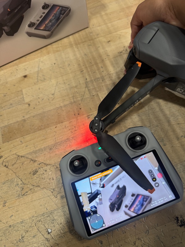 Photo 1 of *UNABLE TO FULLY TEST/BUT POWERS ON //NEEDS WI-FI//SOMEONE HAS LOGGED IN** DJI Mavic 3 Pro with DJI RC, Flagship Triple-Camera Drone with 4/3 CMOS Hasselblad camera, 43-Min Flight Time, 15km HD Video Transmission, FAA Remote ID Compliant, 4K Camera Drone 