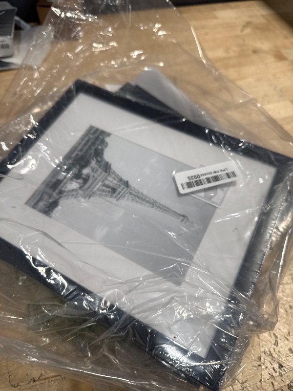Photo 1 of  SOME ARE DAMAGED*upsimples 8x10 Picture Frame Set of 5, Display Pictures 5x7 with Mat or 8 x 10 Without, Wall Gallery Photo Frames, Black