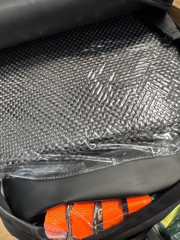 Photo 1 of Car Rooftop Cargo Carrier Bag, 30 Cubic Feet Soft-Shell Car Roof Luggage Bag for All Vehicles with/Without Racks, Include 2 Reinforced Straps, 6 Door Hooks, Anti-Slip Mat, Luggage Lock