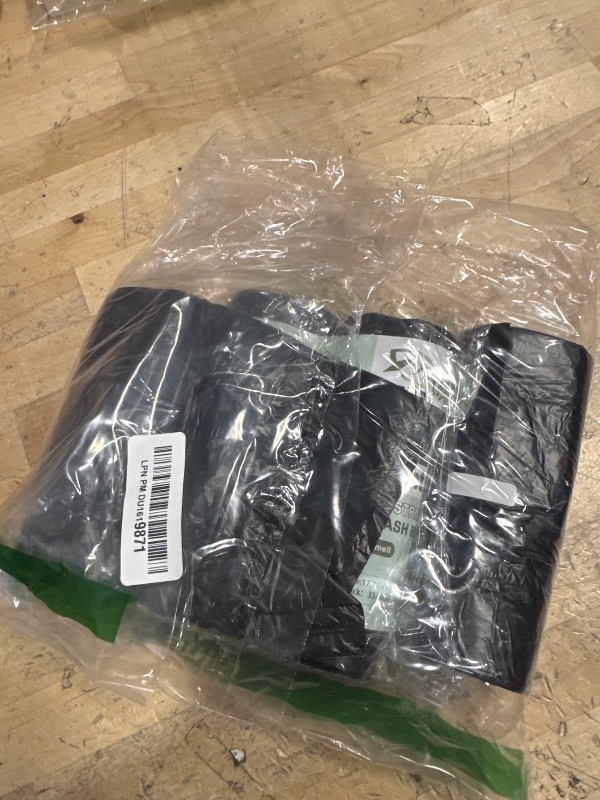 Photo 1 of 132 Count-Small Trash Bags, 4 Gallon Trash Bag Drawstring, Black Bathroom Garbage Bags?Tear-Free Garbage Bags ?Plastic Wastebasket Liners for Toilet Home Office and Bedroom