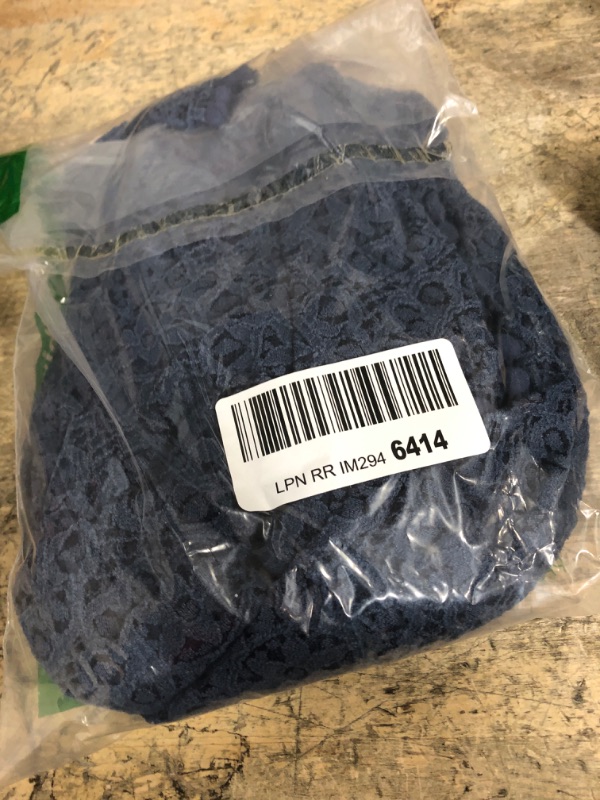 Photo 1 of **MISSING HEADBAND AND PREV WORN**
BGFKS Baby Girl Tutu Dress Elegant Lace Pom Pom Flutter Sleeve with Flower Headband Set(Navy,12 Months)