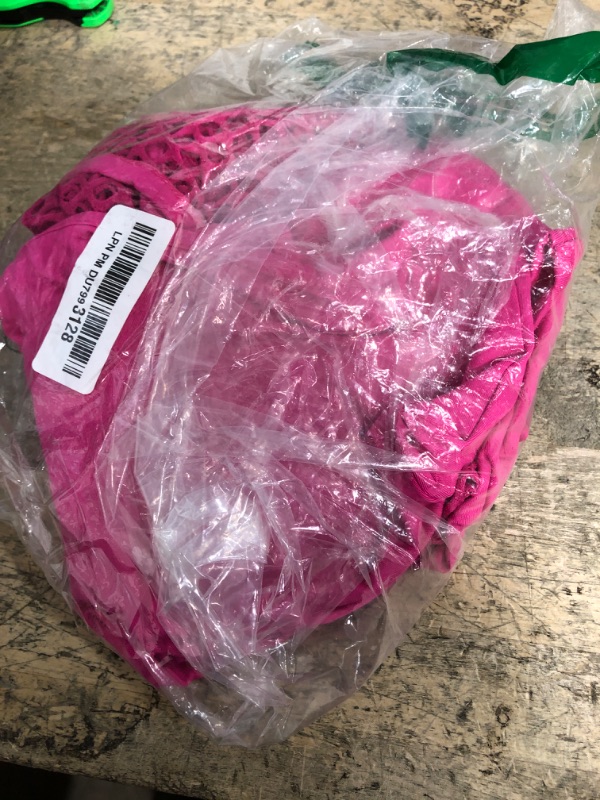 Photo 1 of (BAGGED) (XL) Fish Women Casual Sexy 80s Costumes Fishnet Neon Off Shoulder T-Shirt XL