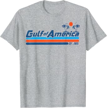 Photo 1 of Retro Gulf Of USA America Est 2025 American Flag Gulf Mexico T-Shirt XL