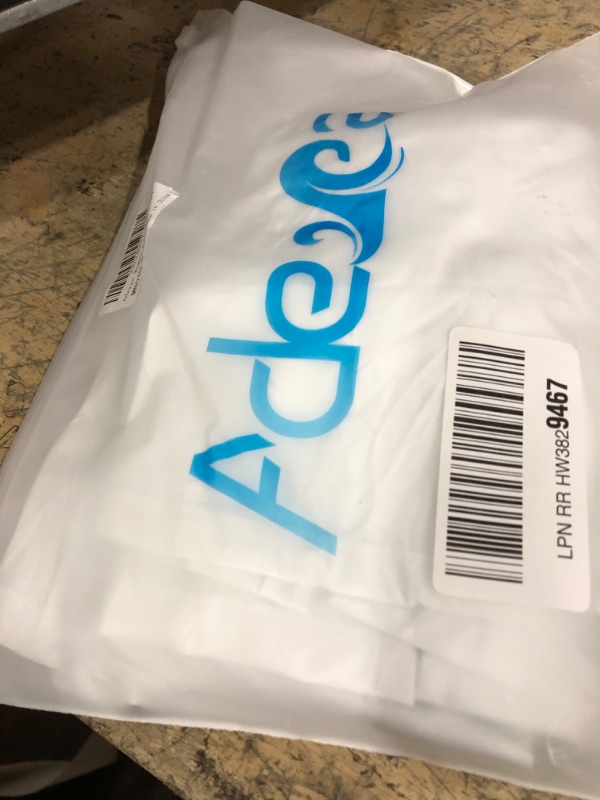 Photo 1 of Aderea Women's Tennis Skirts with Pockets White Golf Skorts Tummy Control Athletic Skirt Workout Activewear Sports Skort with Underneath L