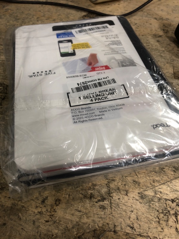 Photo 1 of Five Star Composition Book + Study App, 4 Pack, College Ruled Paper, 7-1/2" x 9-3/4", 80 Sheets, Forest Green, Pacific Blue, Fire Red and Black (850065B-ECM)