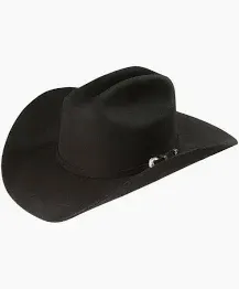 Photo 1 of (BENT) (BAGGED) Justin 3X Wool Felt Hat 6 7/8