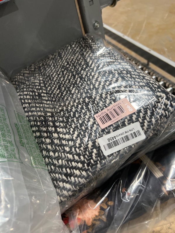 Photo 1 of (BAGGED) (USED/FAIR) Collive Hallway Runner Rug, 2' x 6' Hand-Woven Reversible Washable , Black Cotton Modern Farmhouse Laundry Room Rug Long Carpet for Bathroom Sink Foyer Bedroom