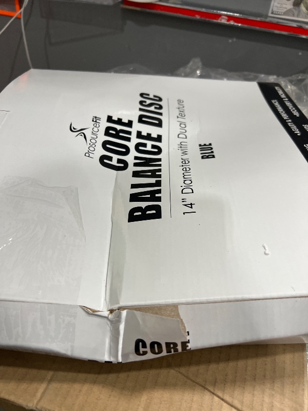 Photo 1 of ProsourceFit Core Balance Disc Trainer, 14” Diameter with Pump for Improving Posture, Fitness, Stability