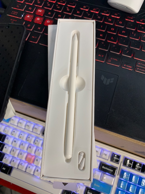 Photo 1 of (UNTESTED) Pencil 2nd Generation with Magnetic Wireless Charging, Replacement for iPencil 2nd Generation, Stylus Pen for iPad Pro 11 in 1/2/3/4, iPad Pro 12.9 in 3/4/5/6, iPad Air 4/5, iPad Mini 6-Updated White