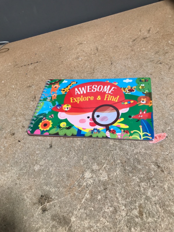 Photo 1 of 28 Dry Erase Activities Book, Reusable & Erasable Game Pad, Explore and Find Games Interesting Educational Toy and Learning Tool for Road Trip Airplane Travel