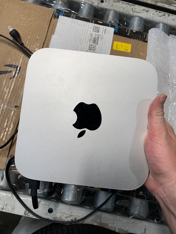 Photo 1 of (NON-FUNCTIONAL) (PARTS) (NO POWER) (MISSING ACCESSORIES) (BAGGED)  Apple 2023 Mac Mini Desktop Computer with Apple M2 chip with 8?core CPU and 10?core GPU, 8GB Unified Memory, 256GB SSD Storage, Gigabit Ethernet. Works with iPhone/iPad