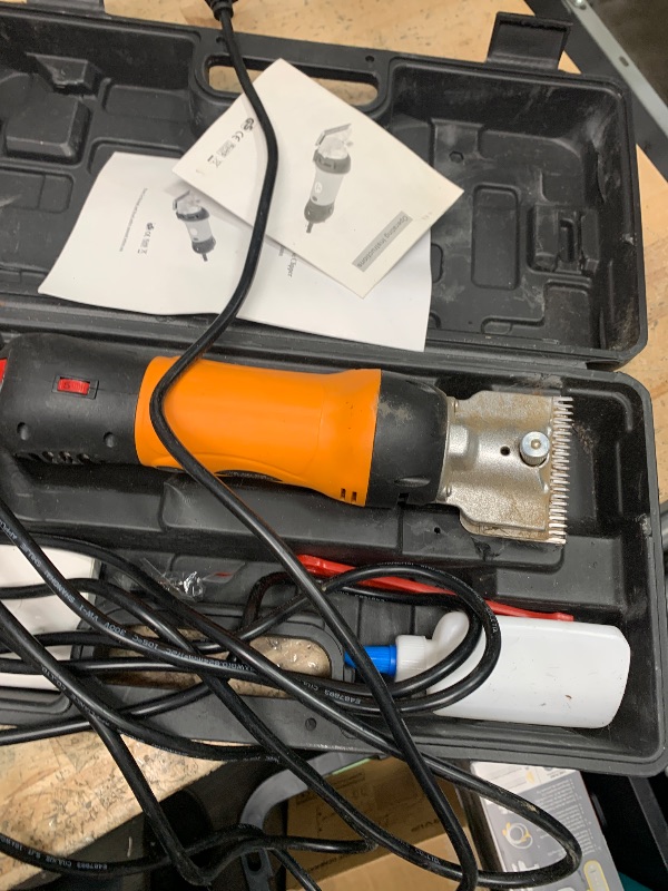 Photo 1 of BEETRO 500W Electric Professional Horse Shears, 6 Speeds Animal Grooming Clippers for Horse Equine Goat Pony Cattle, with an Extra Set of Shearing Blades