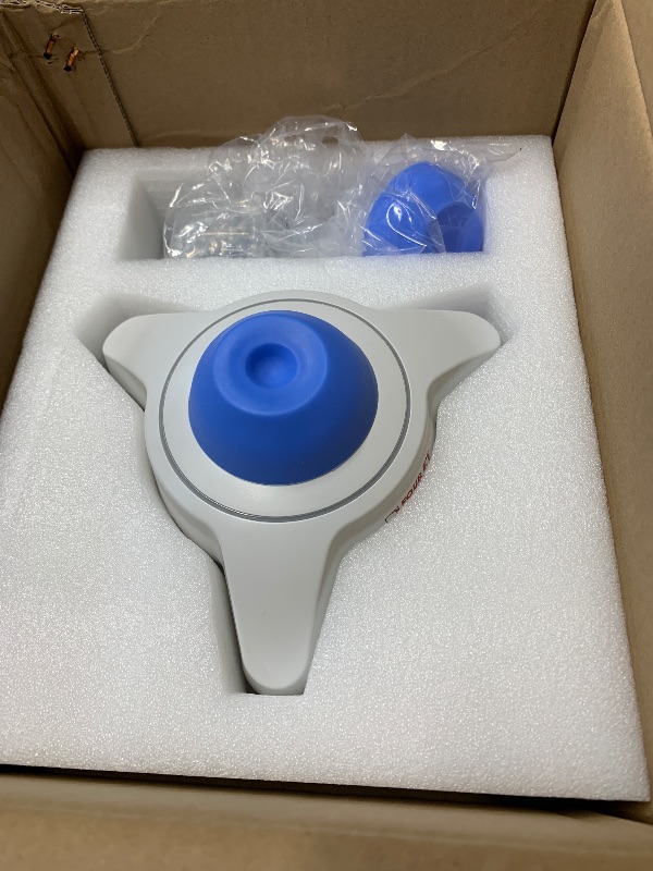 Photo 1 of *USED*FOUR E'S SCIENTIFIC Mini Vortex Mixer - Lab Vortex Shaker, 5600 RPM, Blue, Touch Function Portable for Lab Inks Acrylic Paints Nail Polish with Extra Silicone Cap & 300 pcs 7/32 in Mixing Balls