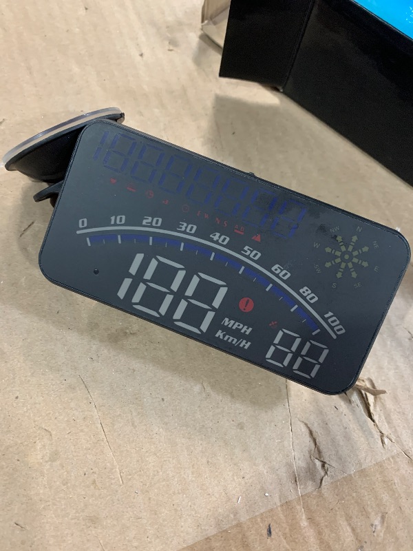 Photo 1 of (sold for parts only) wiiyii Digital GPS Speedometer, HUD Head Up Display for Car, Upgraded 5.5" Large-Screen, Suitable for All Vehicles
