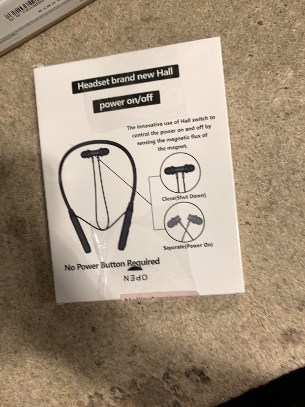 Photo 1 of AIYIBEN Neck Headphones Wireless Bluetooth?V5.2 with Microphone Neckband Bluetooth Headphones?35 Hours of Playtime in-Ear Neckband Earbuds no Power Button IPX7 Sweat-Resistant deep bass (Y6H)