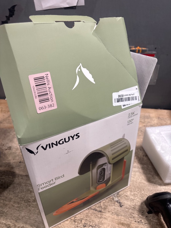 Photo 1 of ***(FOR PARTS ONLY/ NON FUNCTIONAL)***
VINGUYS® Bird Feeder with Camera, 2.5K UHD Smart Bird Feeder Camera AI Identifies 11,000+ Bird's Species, Auto-Capture Bird's Video, IP66 Waterproof Outdoor Solar Powered, Ideal Gift for Mom