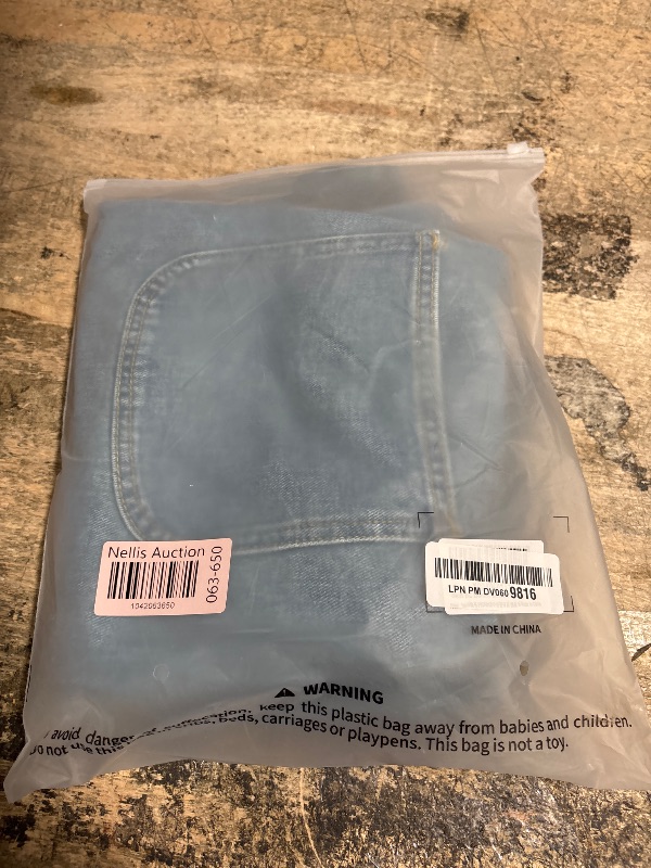 Photo 1 of Skirt BL Denim Overall Shorts for Women Casual Adjustable Straps Bib Jean Short Overalls Shortalls with Pockets Summer M
