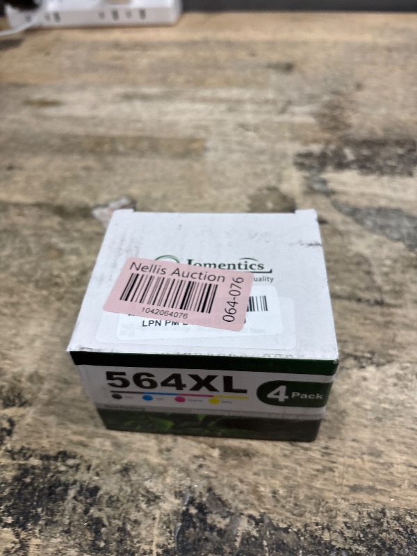 Photo 1 of 564XL High Yield Ink Cartridges (4-Pack, 1Black/1Cyan/1Magenta/1Yellow) Replacement for HP 564XL Ink Work for Photosmart 7520 7510 7525 5520 5510 6510 6520 DeskJet 3522 3521 Printer