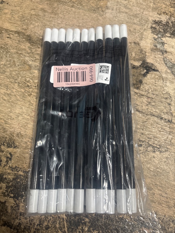 Photo 1 of Gejoy 12 Packs 10 Inches Plastic Magic Wand Black and White Spell Casting Stick for Magician Costume
