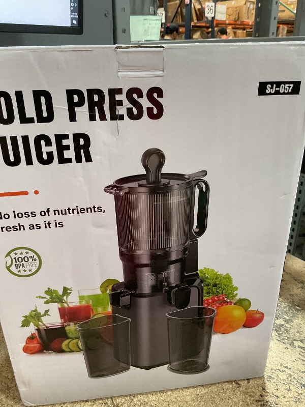 Photo 1 of **PARTS ONLY ITEM***Juicer Machines with 5.8" Extra Large Feed Chute, Cold Press Juicer For Whole Vegetables and Fruits, 400W Professional Slow Masticating juicer Easy to Clean for Batch Juicing Mothers Day Gifts for Mom