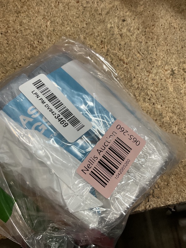 Photo 1 of 120 Counts 1.6 Gallon Mini Drawstring Trash Bags, Small Garbage Bags by KSSKSS, Code a fit 4.5-8 Liter, 1.2-2 Gal, White Trash Bin Liners for Home Office Kitchen Bathroom Bedroom